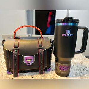 Michael Kors Manhattan Handbag/MK Gift Box & Black Chroma Stanley - 40oz